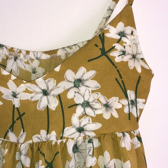 Floral Babydoll Spaghetti Strap Top - Picture 7 of 8